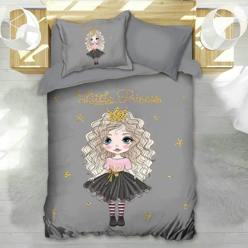 روتختی کودک طرح دختر موفرفری مدل TS01 نوپه هوم