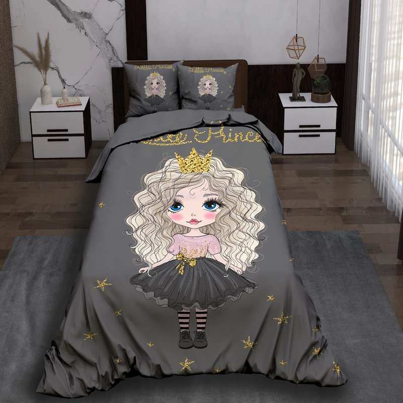 روتختی کودک طرح دختر موفرفری مدل TS01 نوپه هوم