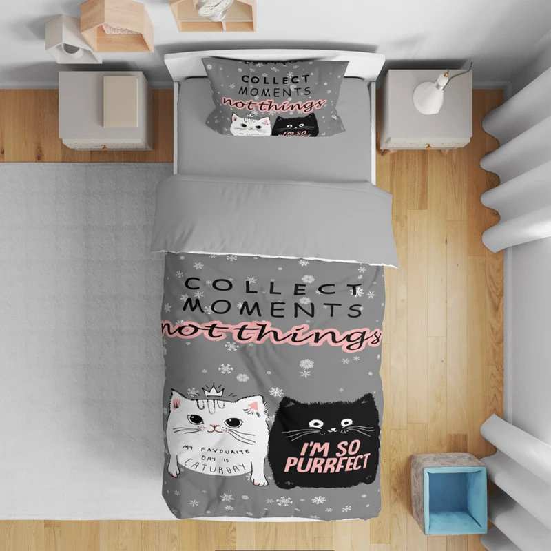 روتختی کودک طرح گربه ها مدل T4577 نوپه هوم