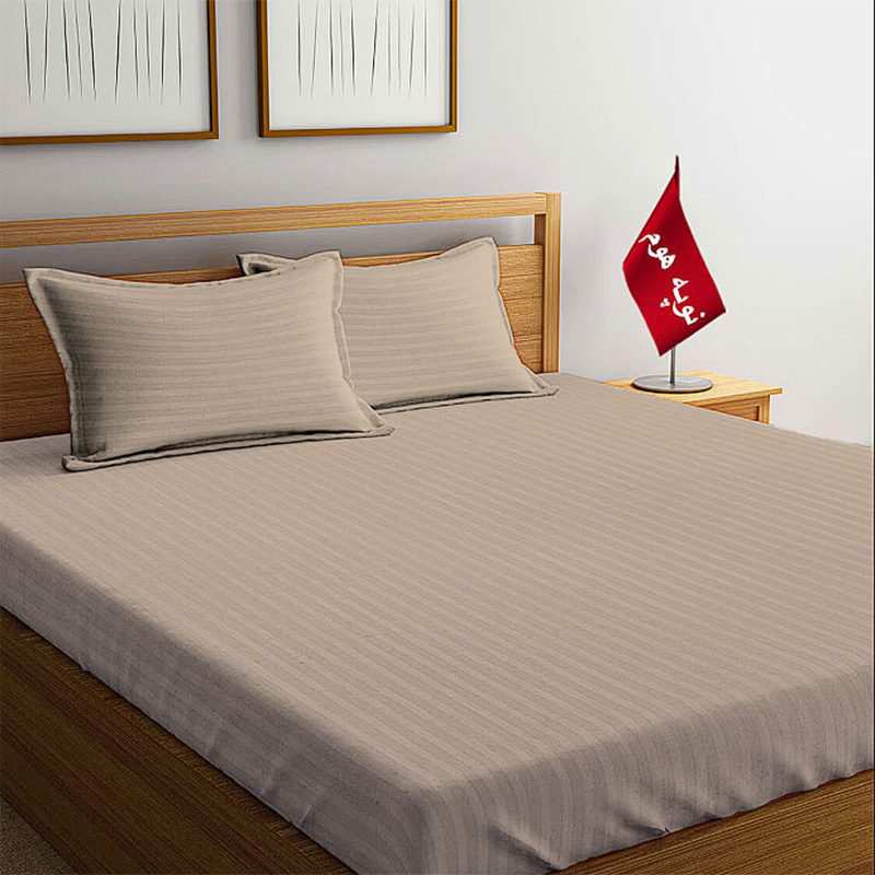 سرویس ملحفه و روبالشتی مینیمال هتلی راه راه نوپه هوم