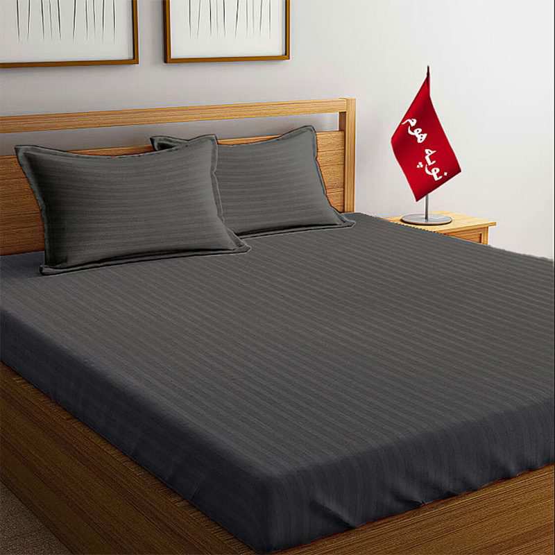 سرویس ملحفه و روبالشتی مینیمال هتلی راه راه نوپه هوم