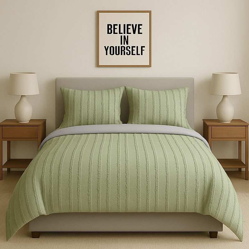 سرویس روتختی کاوری مینیمال طرح برجسته راه راه نوپه هوم