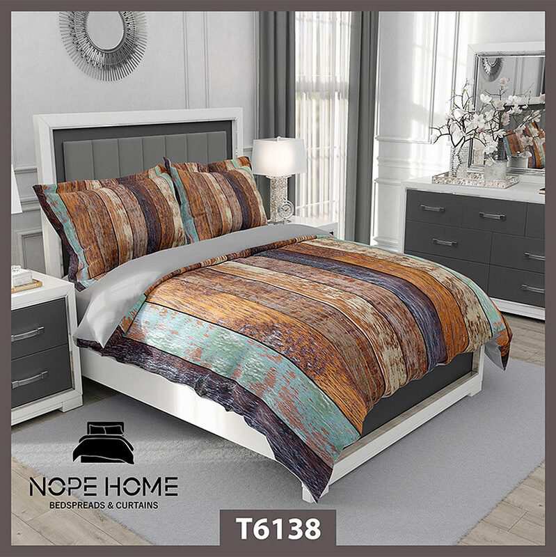 روتختی طرح پتینه راه راه مدرن مدل T6138 نوپه هوم