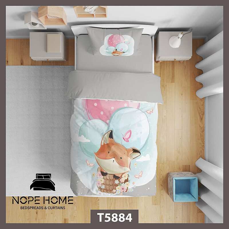 روتختی کودک طرح بچگانه روباه کد T5884 نوپه هوم