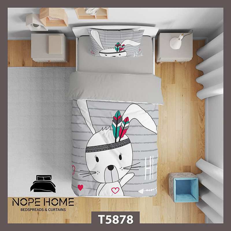 روتختی کودک طرح بچگانه خرگوش کد T5878 نوپه هوم