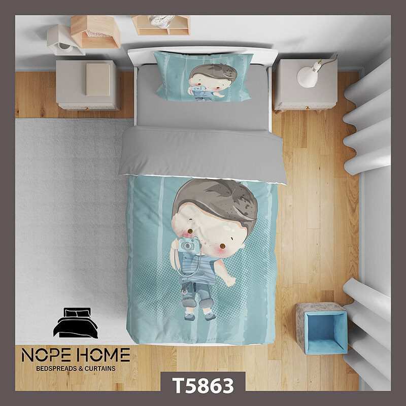 روتختی کودک طرح فانتزی پسرانه کد T5863 نوپه هوم