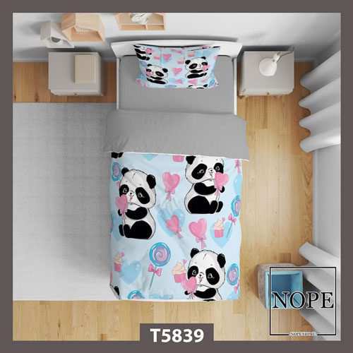 روتختی کودک طرح بچگانه پاندا مدل T5839 نوپه هوم