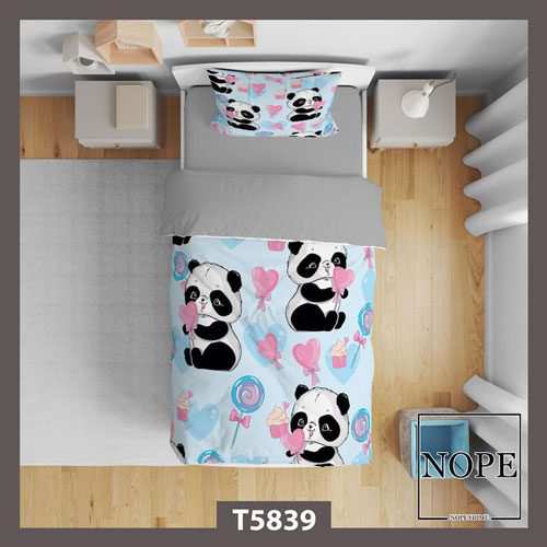 روتختی کودک طرح بچگانه پاندا مدل T5839 نوپه هوم