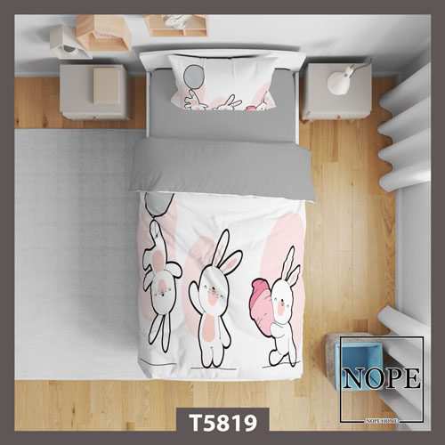 روتختی کودک طرح خرگوش مدل T5819 نوپه هوم