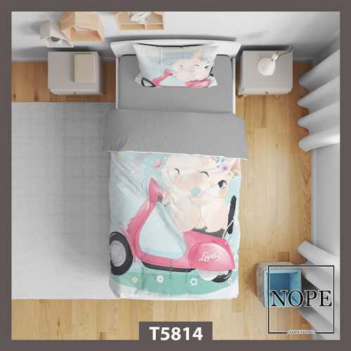 روتختی کودک طرح موتور کارتونی مدل T5814 نوپه هوم