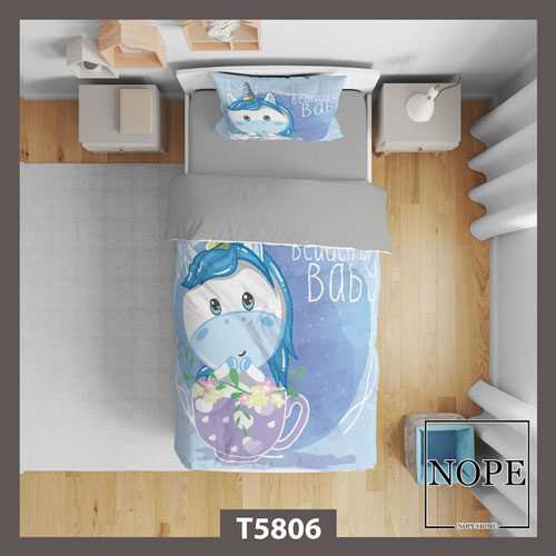روتختی کودک طرح فانتزی مدل T5806 نوپه هوم