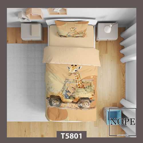 روتختی کودک طرح زرافه مدل T5801 نوپه هوم