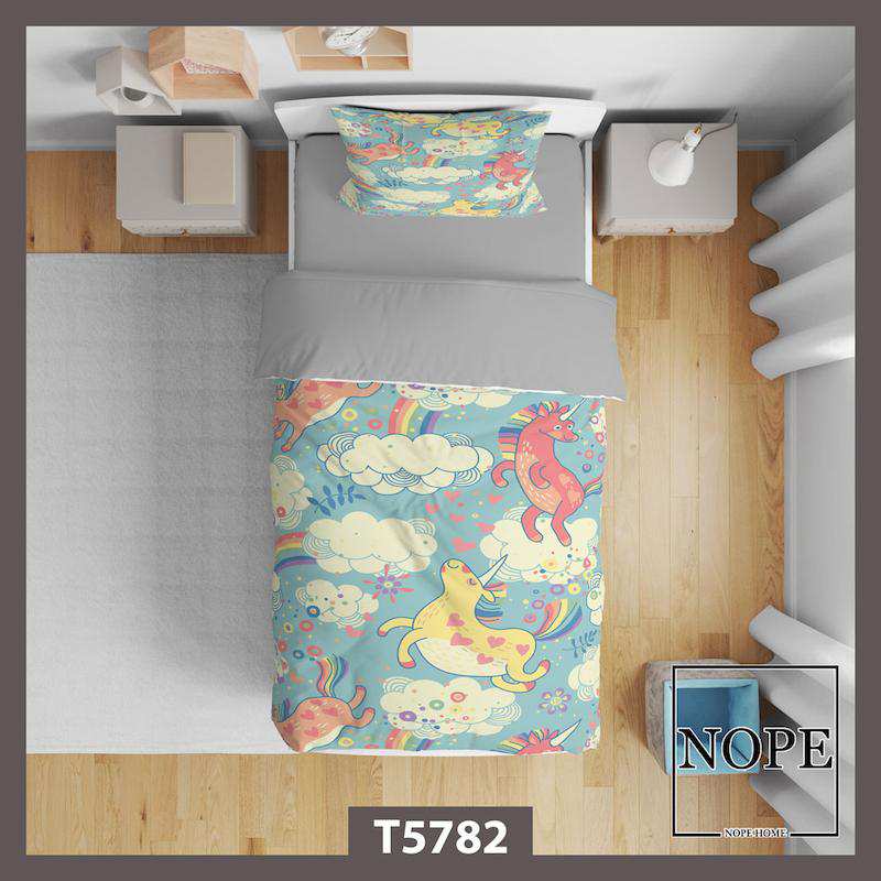 روتختی کودک طرح پترن یونیکورن مدل T5782 نوپه هوم