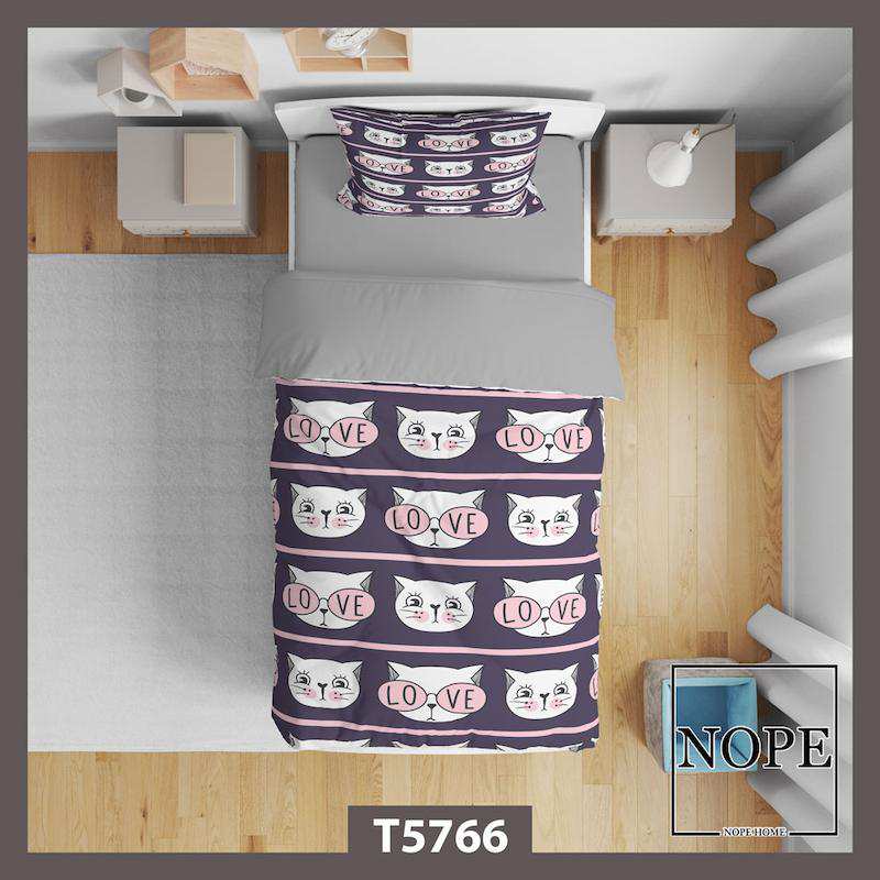 روتختی کودک طرح گربه ها مدل T5766 نوپه هوم