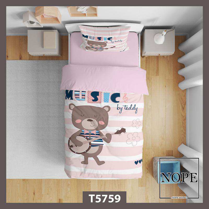 روتختی کودک طرح خرس مدل T5759 نوپه هوم