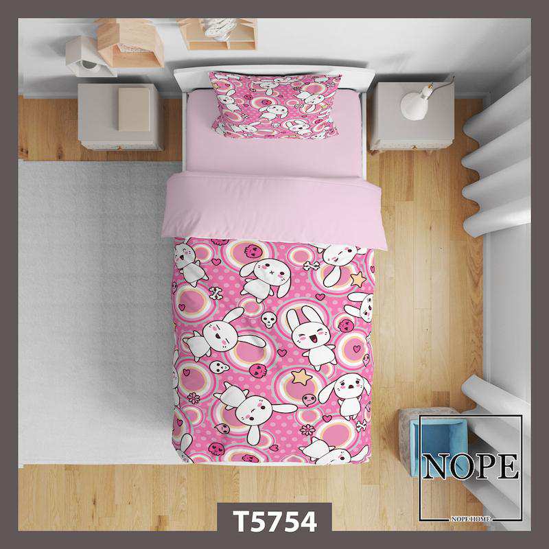 روتختی کودک طرح خرگوش ها مدل T5754 نوپه هوم