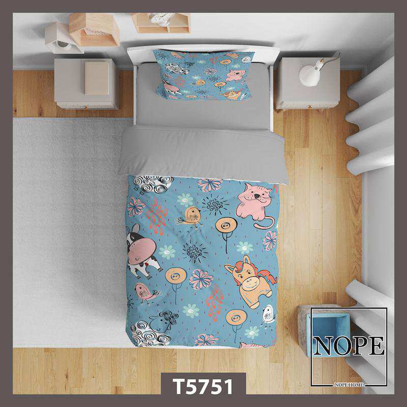 روتختی کودک طرح حیوانات مدل T5751 نوپه هوم