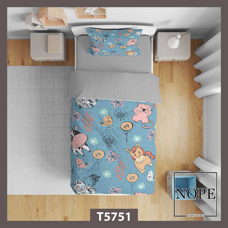 روتختی کودک طرح حیوانات مدل T5751 نوپه هوم