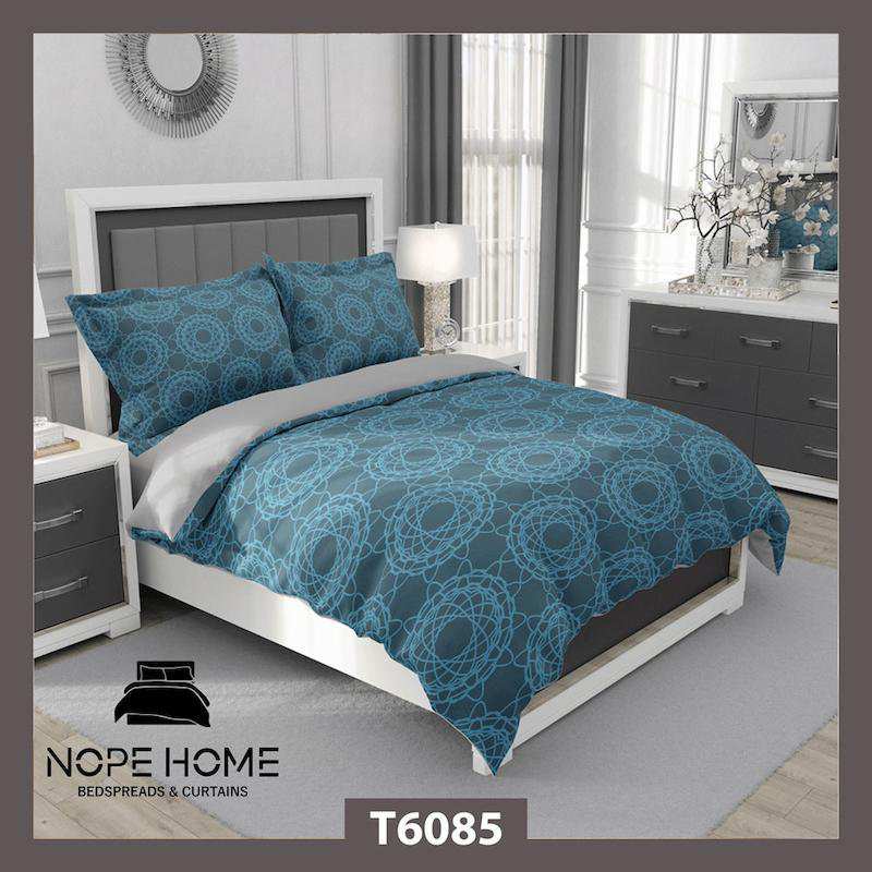 روتختی طرح فیروزه ای هندسی T6085 نوپه هوم