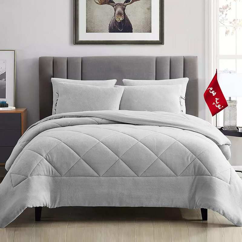 روتختی مینیمال کتان مخمل طرح لوزی نوپه هوم