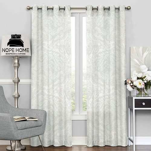 پرده آماده حریر کتان نوپه هوم