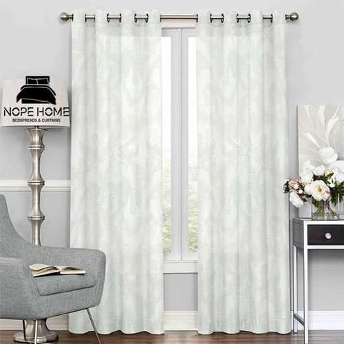 پرده آماده حریر کتان نوپه هوم