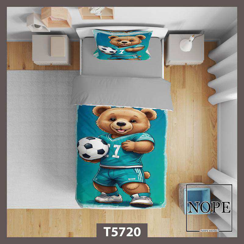 روتختی کودک طرح خرس فوتبالی مدل T5720 نوپه هوم