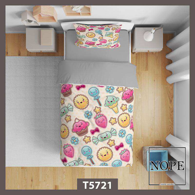 روتختی کودک طرح پترن کاپ کیک مدل T5721 نوپه هوم