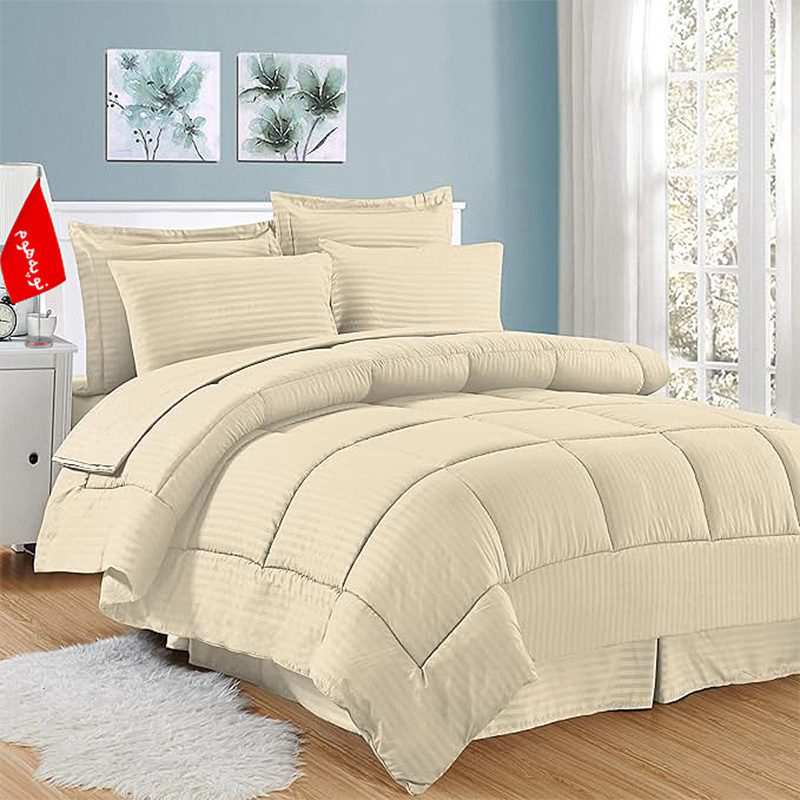 سرویس روتختی طرح بیسیک راه راه هتلی نوپه هوم