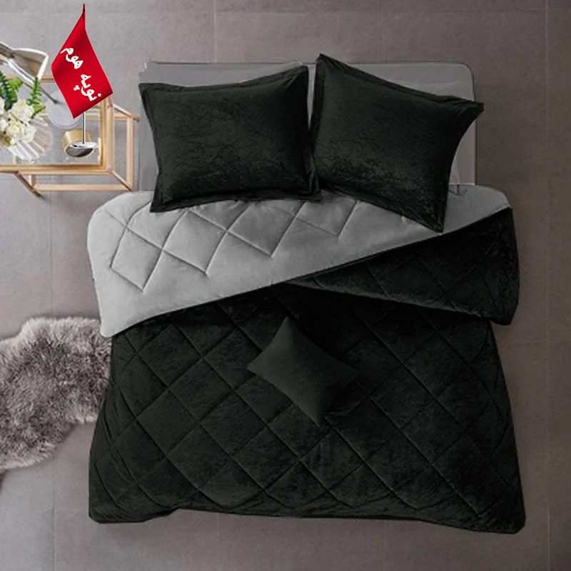 روتختی مینیمال مخمل طرح لوزی نوپه هوم