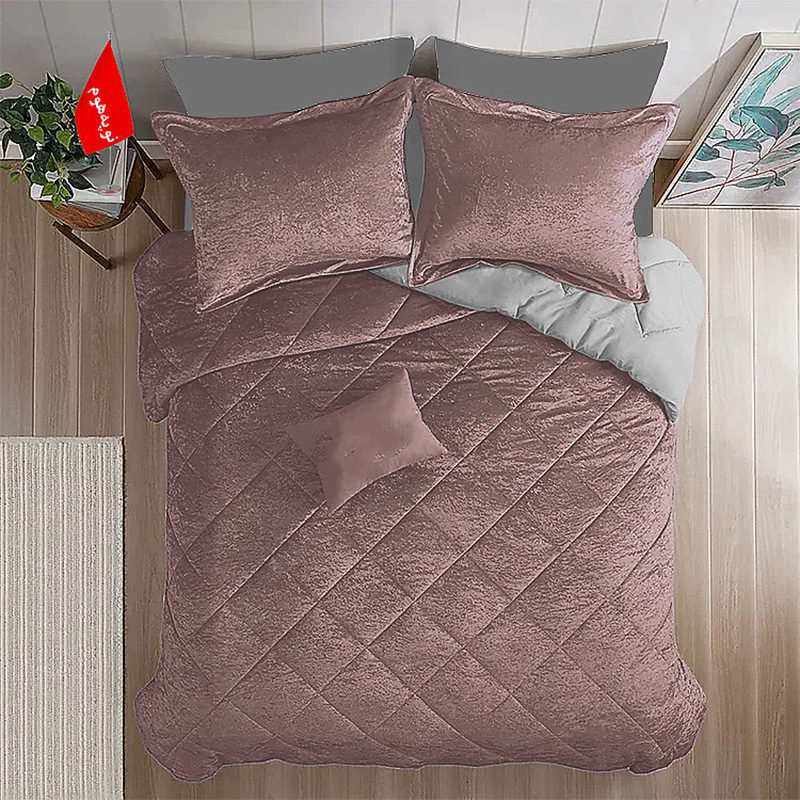 روتختی مینیمال مخمل طرح لوزی نوپه هوم