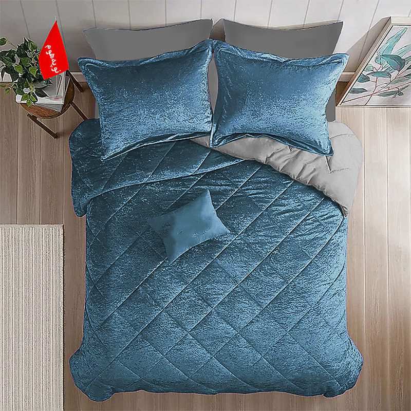 روتختی مینیمال مخمل طرح لوزی نوپه هوم