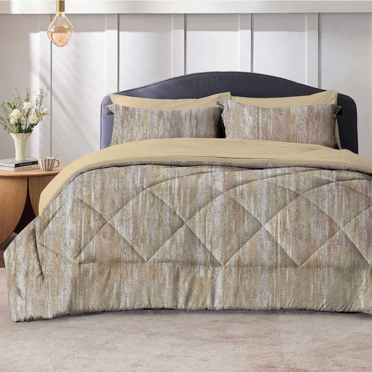 سرویس روتختی مخمل شانل سیلور نوپه هوم