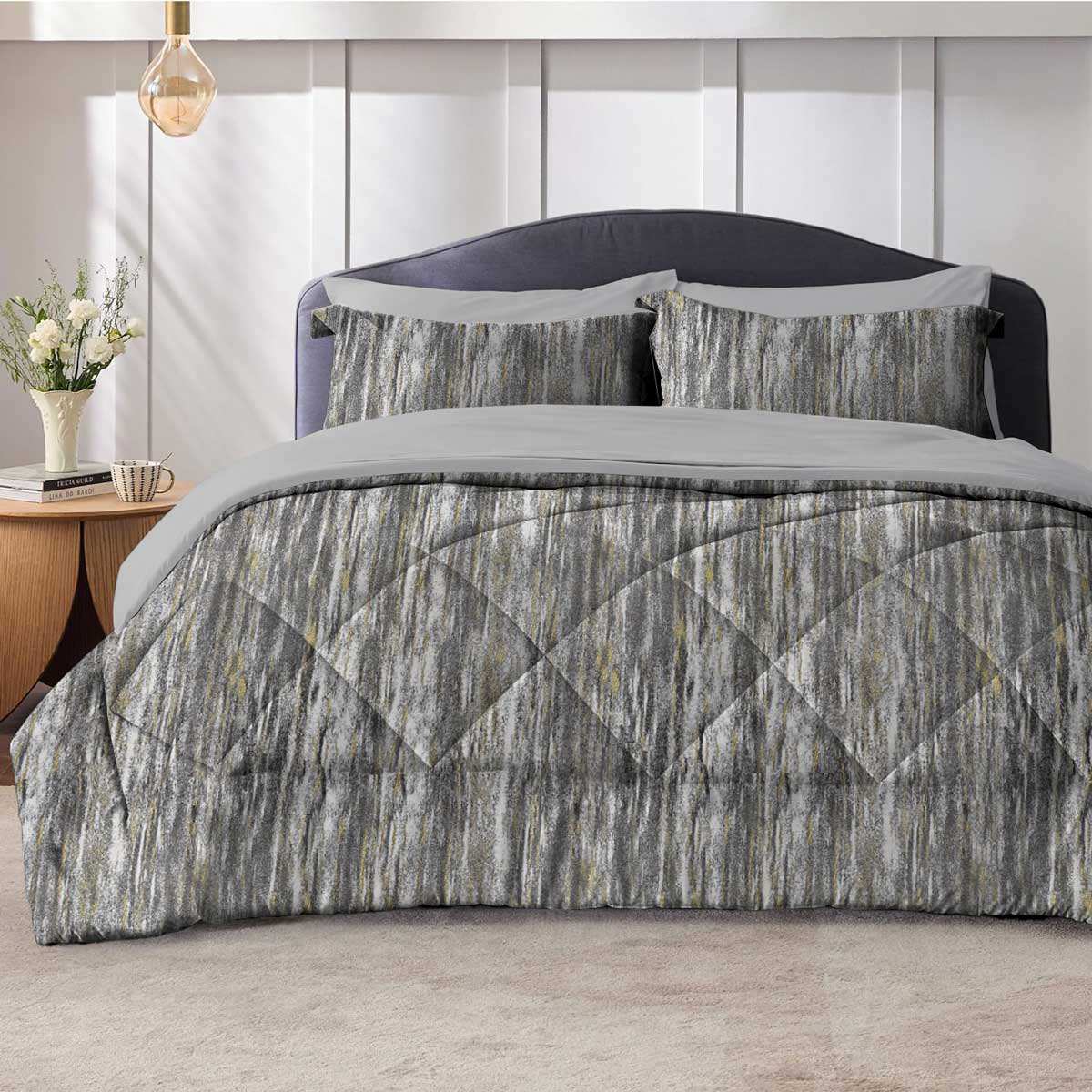 سرویس روتختی مخمل شانل سیلور نوپه هوم