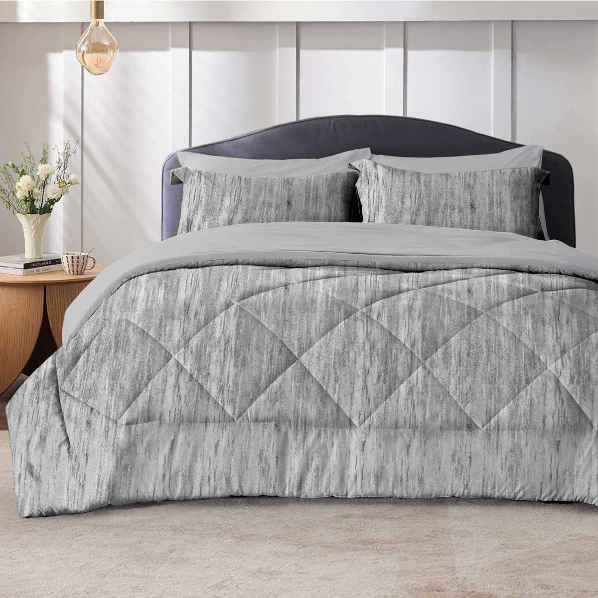 سرویس روتختی مخمل شانل سیلور نوپه هوم