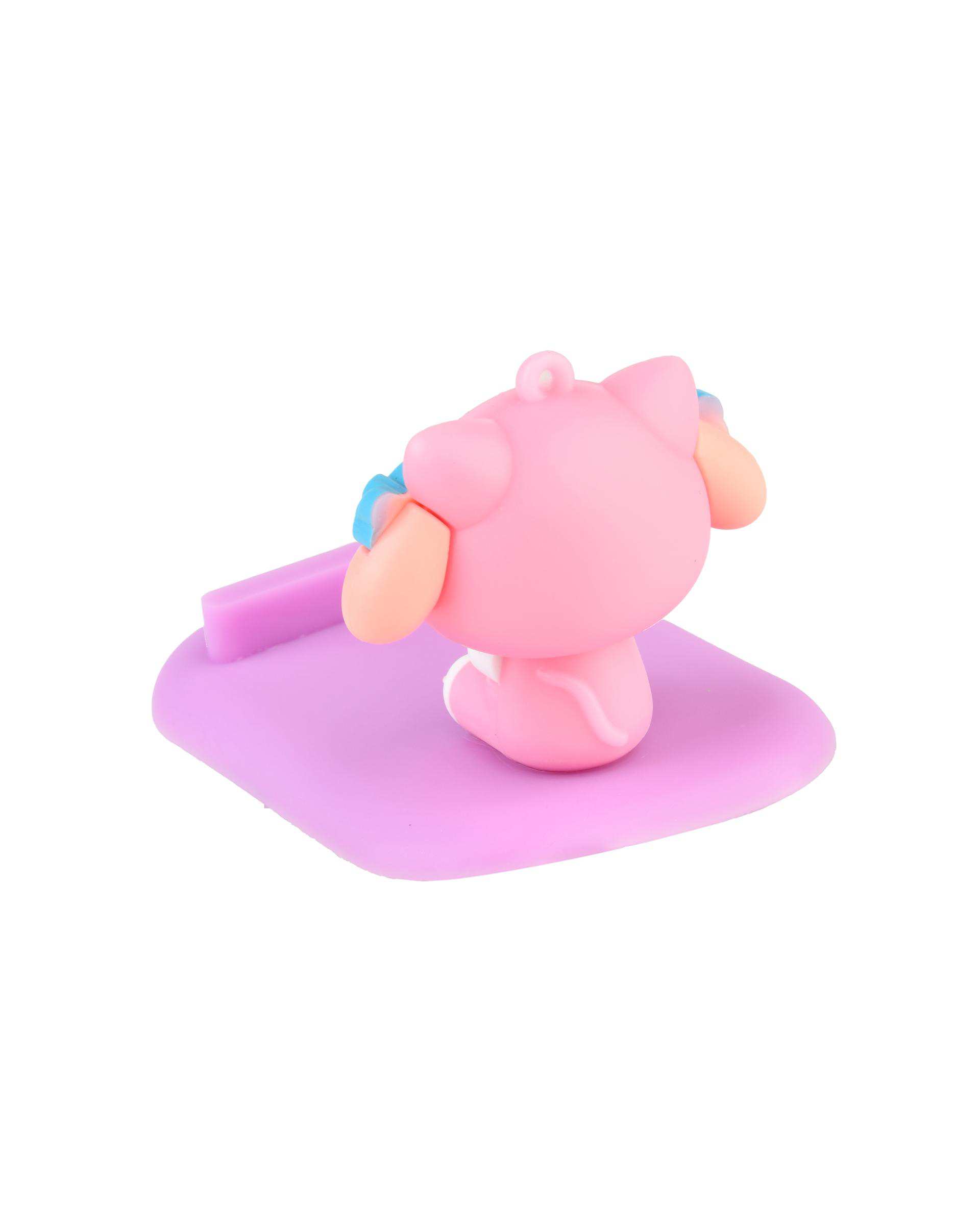 پایه نگه دارنده موبایل و تبلت سیلیکونی بنفش مدل cinnamoroll