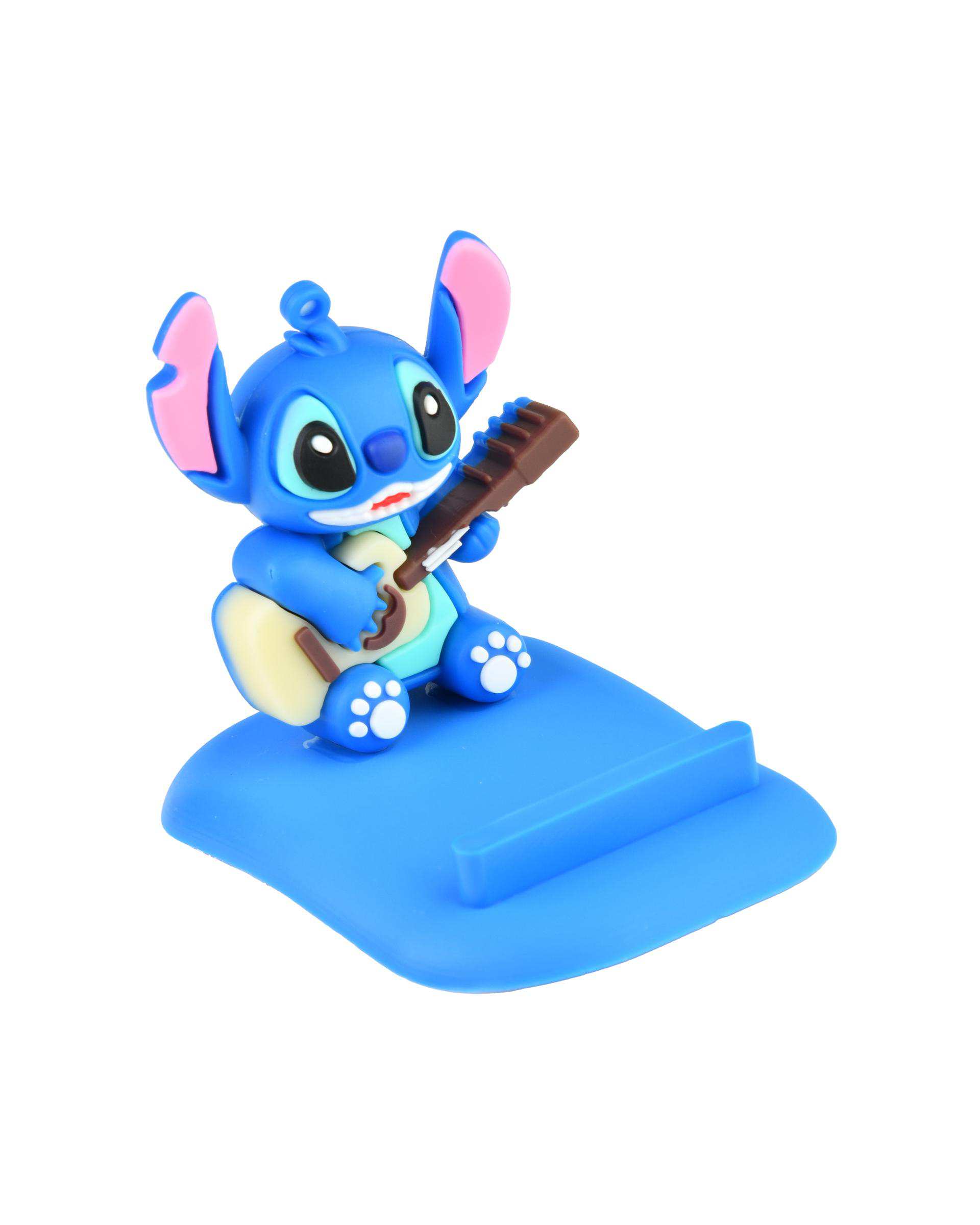 پایه نگه دارنده موبایل و تبلت سیلیکونی آبی مدل استیج کد 1