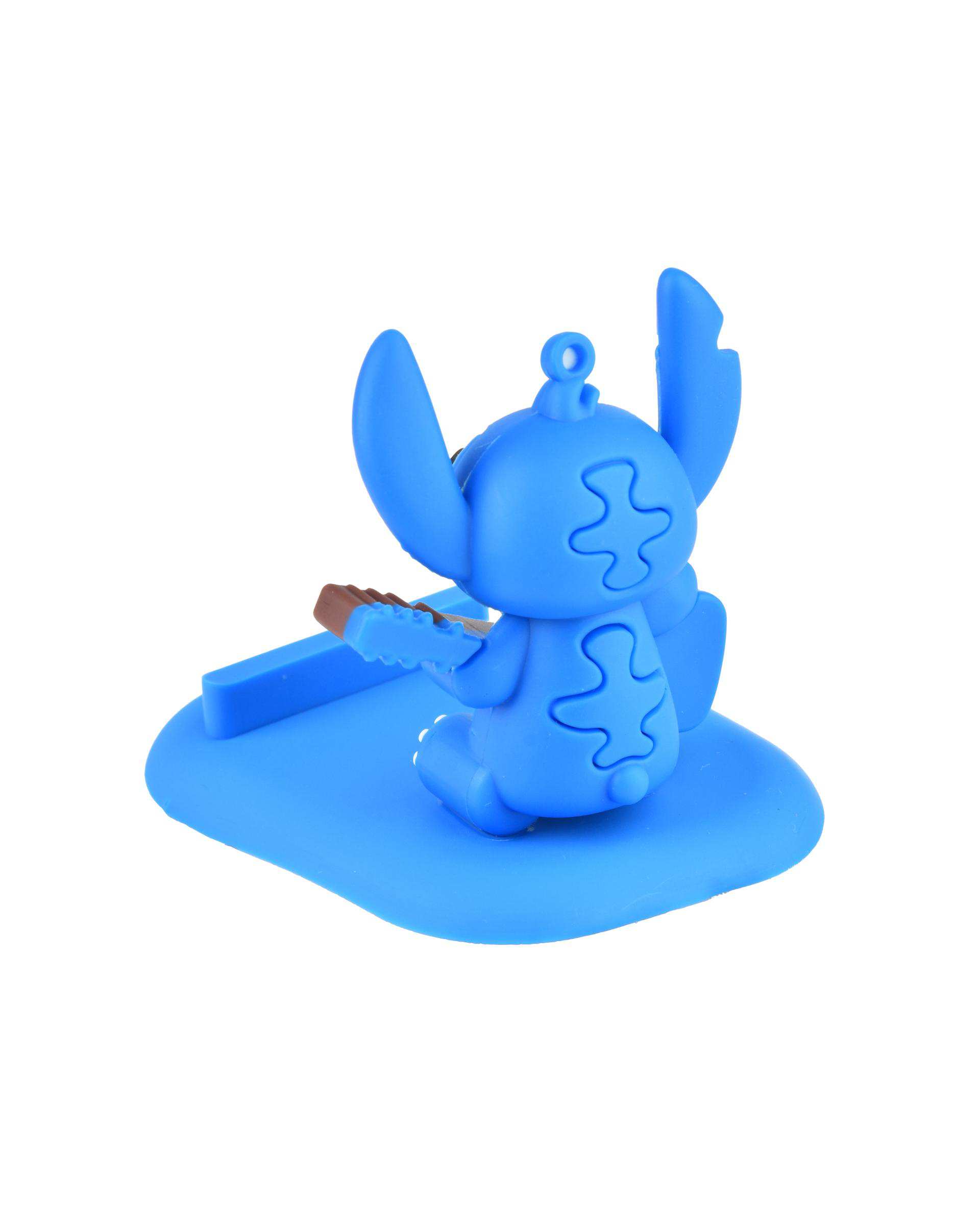 پایه نگه دارنده موبایل و تبلت سیلیکونی آبی مدل استیج کد 1