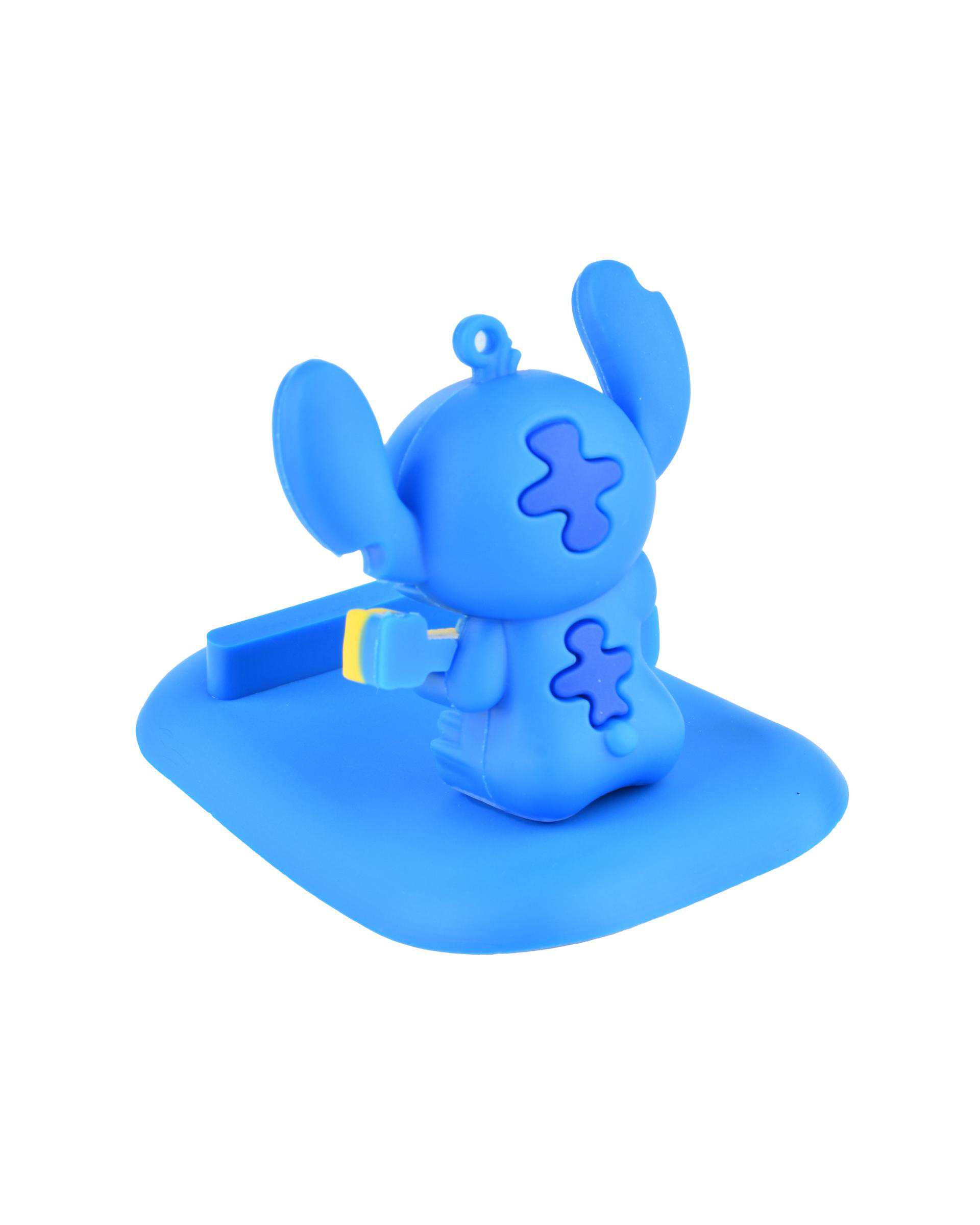 پایه نگه دارنده موبایل و تبلت سیلیکونی آبی مدل استیج کد 2