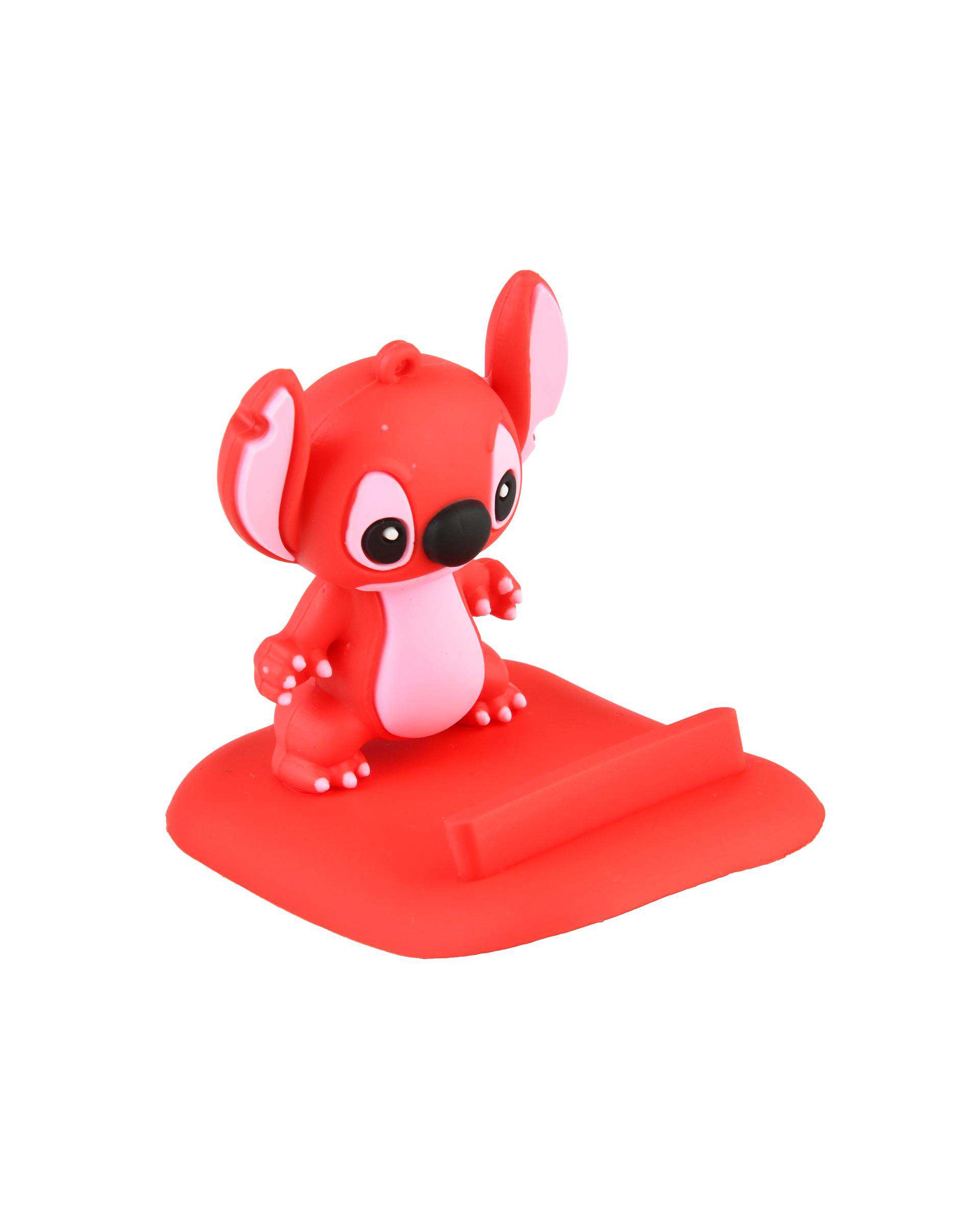 پایه نگه دارنده موبایل و تبلت سیلیکونی قرمز مدل استیج