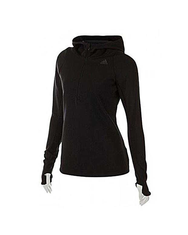 سویشرت زنانه مشکی GS ZIP HOODY Adidas