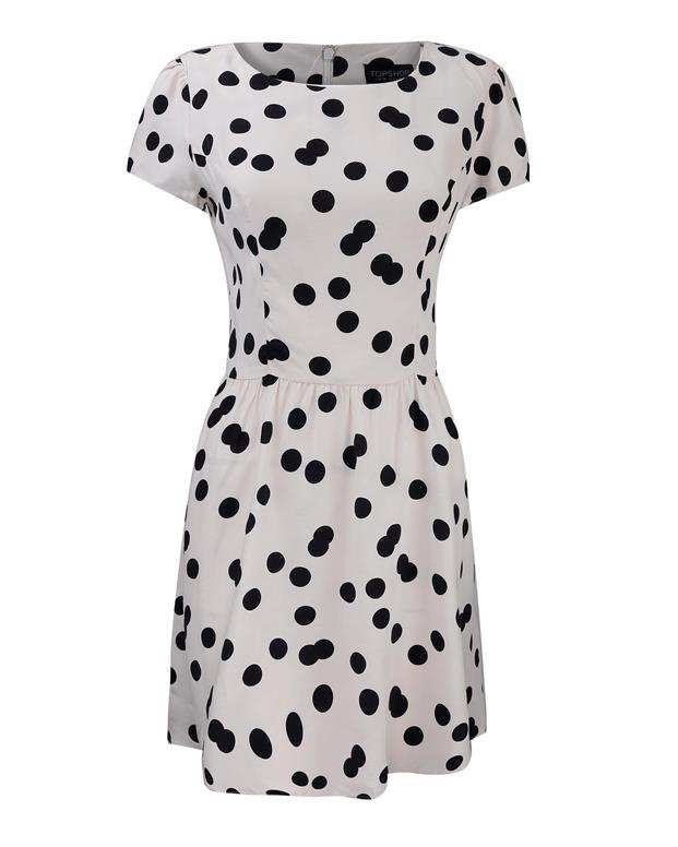 پیراهن زنانه کرم TOP SHOP