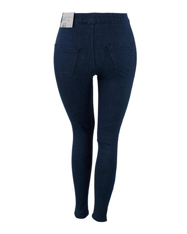 شلوار جین چسبان زنانه آبی تیره TOP SHOP