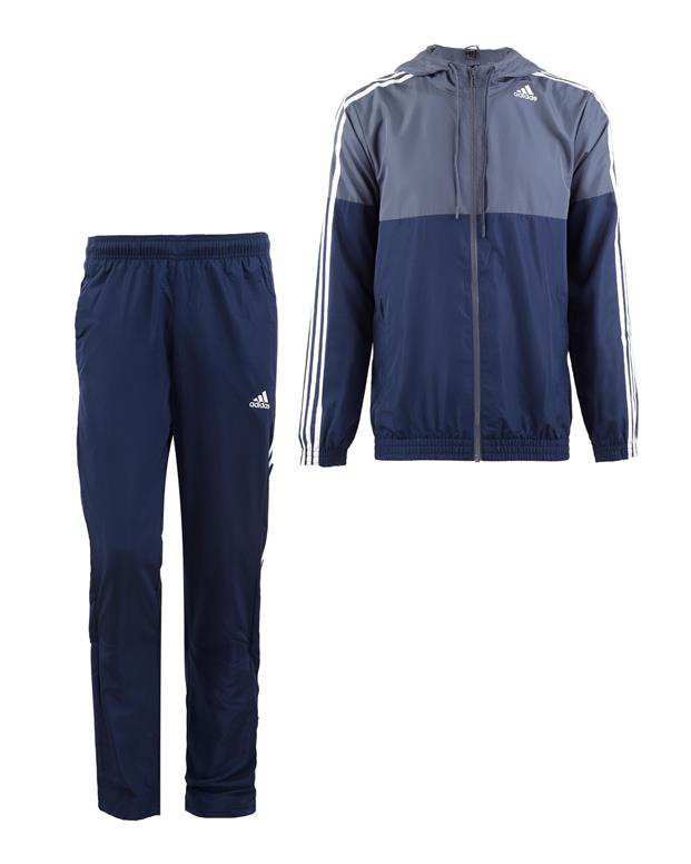 ست ورزشی مردانه طوسی سرمه‌ای‌ Adidas TS TRAIN WV