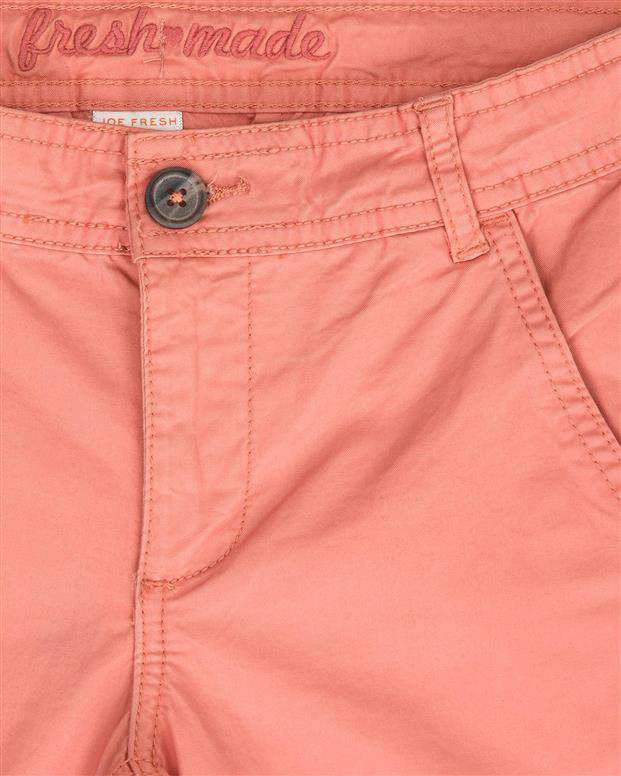 شلوارک کتان دخترانه گلبهی Joe Fresh