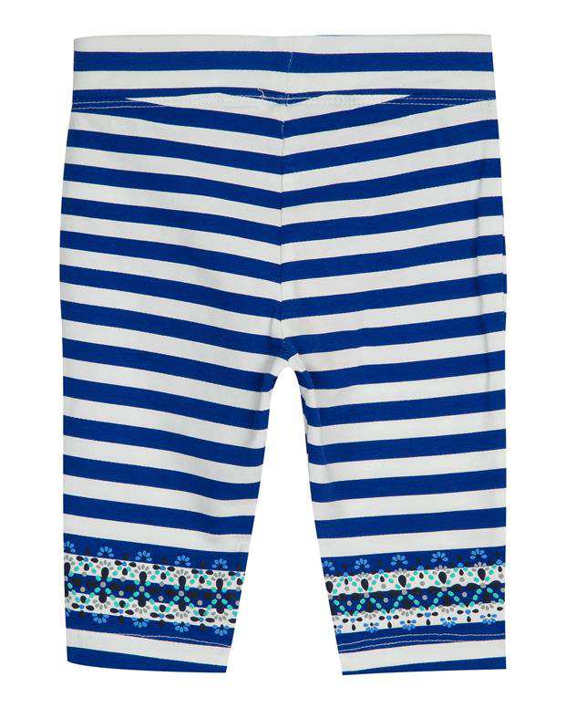 لگینگ راه‌راه دخترانه سفید آبی Joe Fresh