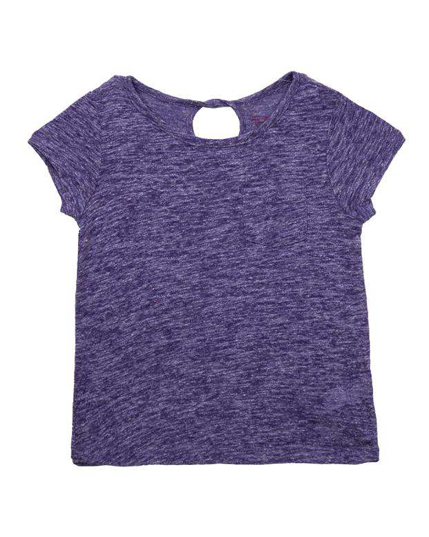 بلوز دخترانه بنفش ملانژ Joe Fresh