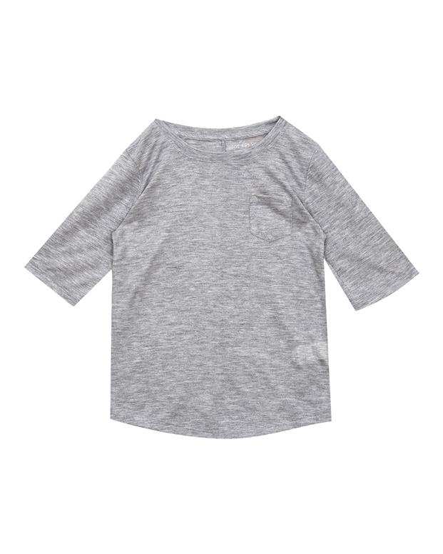 بلوز اکلیلی دخترانه طوسی ملانژ Joe Fresh