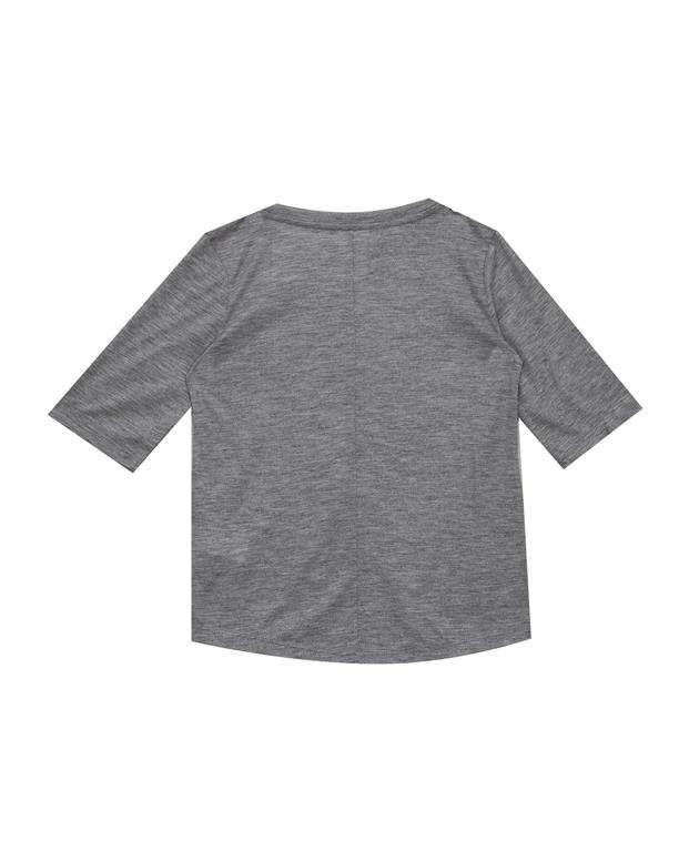 بلوز اکلیلی دخترانه طوسی ملانژ Joe Fresh