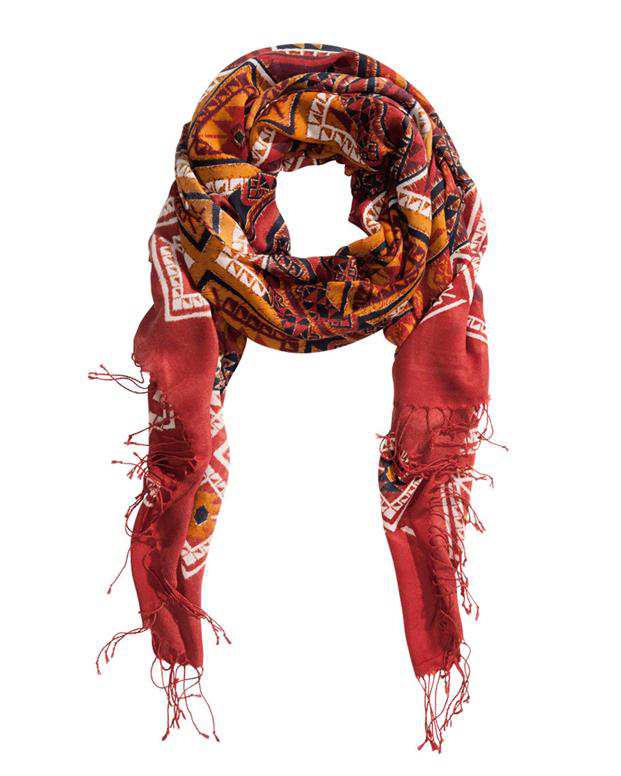 روسری طرح آزتک زنانه H&M